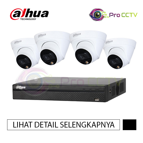 Paket CCTV Dahua 4 Channel Performance IP