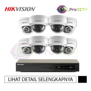 Paket CCTV Hikvision 8 Channel Performance IP